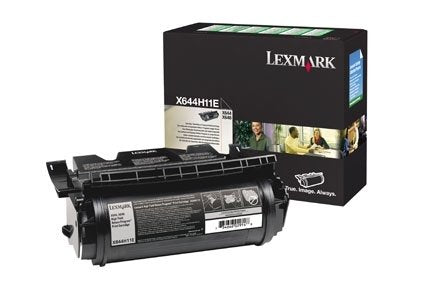 Original Lexmark 0X644H11E Toner (schwarz, ca. 21.000 Seiten) für X 640, 642, 644, 646