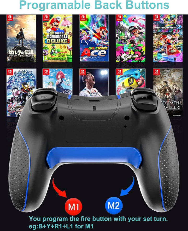 Switch Controller für Nintendo Switch/Switch Lite/Switch OLED,Switch Pro Controller mit Aufwachen,PC