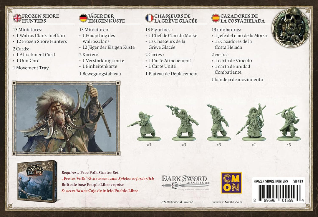 CMON | A Song of Ice &amp; Fire – Jäger der Eisigen Küste | Erweiterung | Tabletop | 2 Spieler | Ab 14+