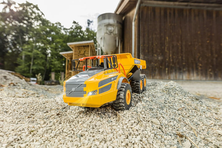 Carson 500907669 1:20 Muldenkipper Volvo A40G 100% RTR - Ferngesteuertes Baufahrzeug für Kinder ab 8