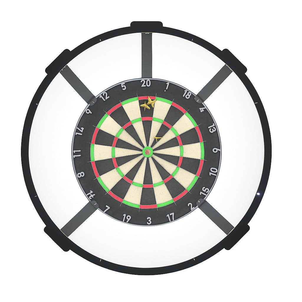 Dartscheibenbeleuchtung LED – Schattenfrei & Blendfrei – Dartboard Licht für Innen – Kompatibel mit