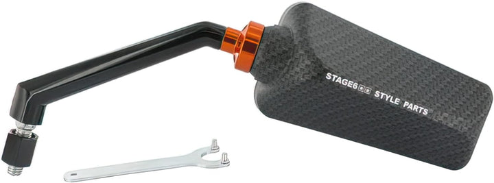 Spiegel Stage6 F1 links M8 Carbon-look matt
