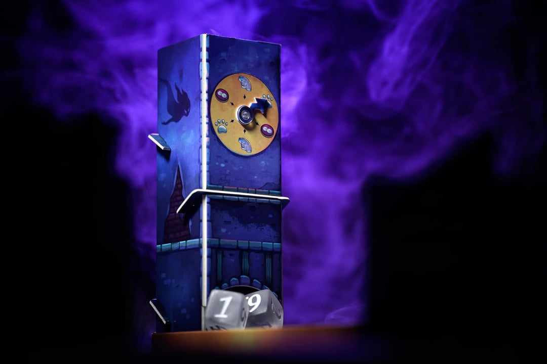 Asmodee, Spooky Tower, DE-Version, Kompetitives Familienspiel mit Geister-Thema für 2-4 Spieler ab 8
