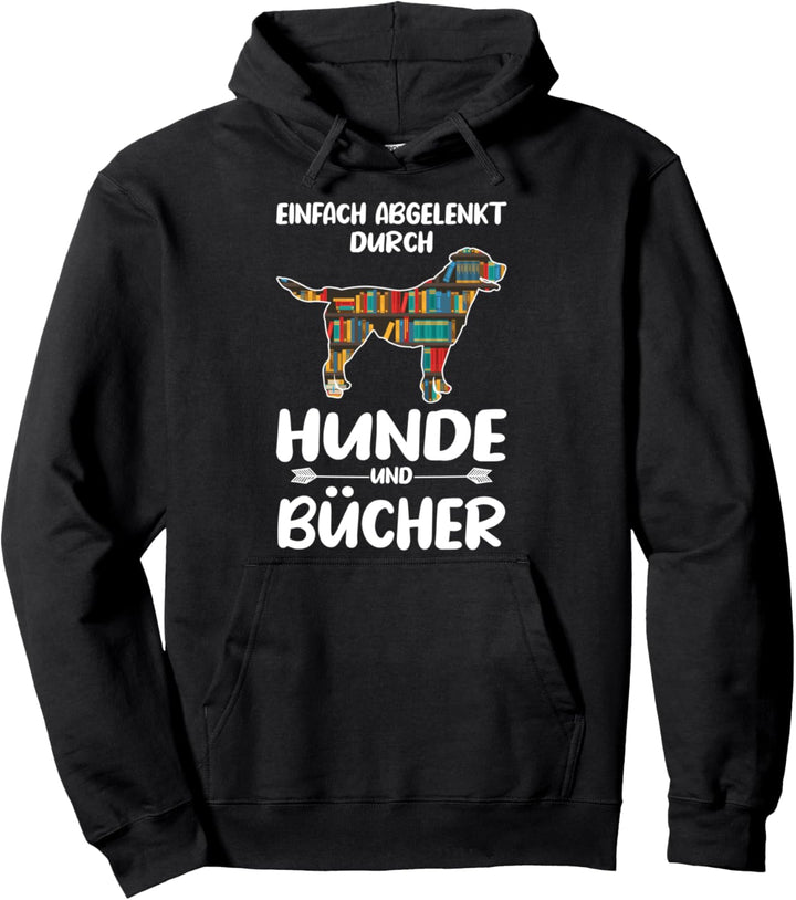 Buch Hunde Bücher Pullover Hoodie
