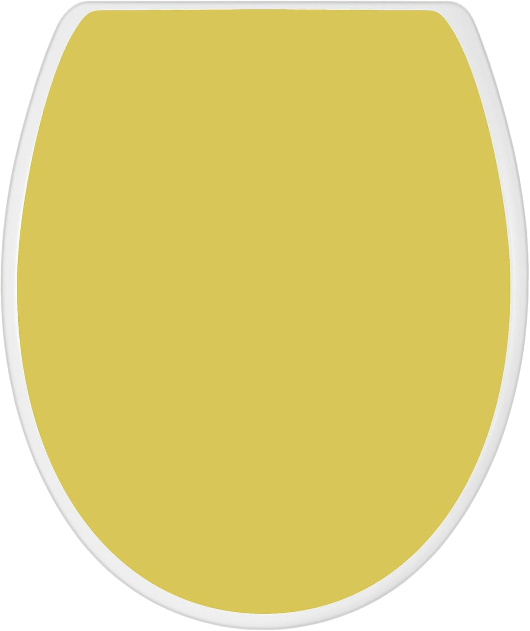banjado Toilettendeckel mit Absenkautomatik 44,5x37cm - Soft Close Toilettensitz - WC Sitz mit Absen