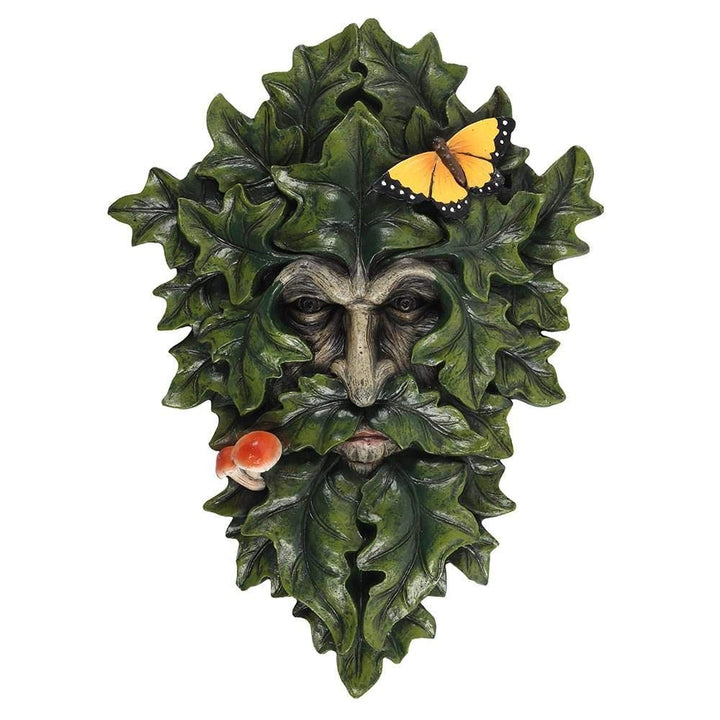 SC Gifts TM_53538 Wandschild, Leafy Green Man, 29 x 21 cm, 1 Stück