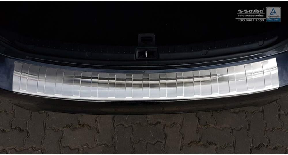 Avisa Edelstahl Heckstossstangenschutz kompatibel mit BMW X3 (G01) 2017-2021 & Facelift 2021- exkl.