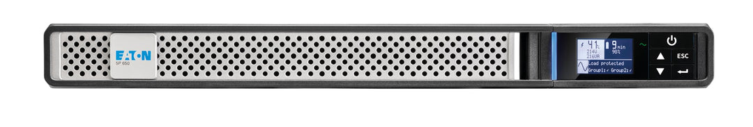 Eaton Wechselrichter 5P 650 IR G2 – Line Interactive UPS Rack 1U – 5P650IRG2 – Leistung 650 VA (4 St