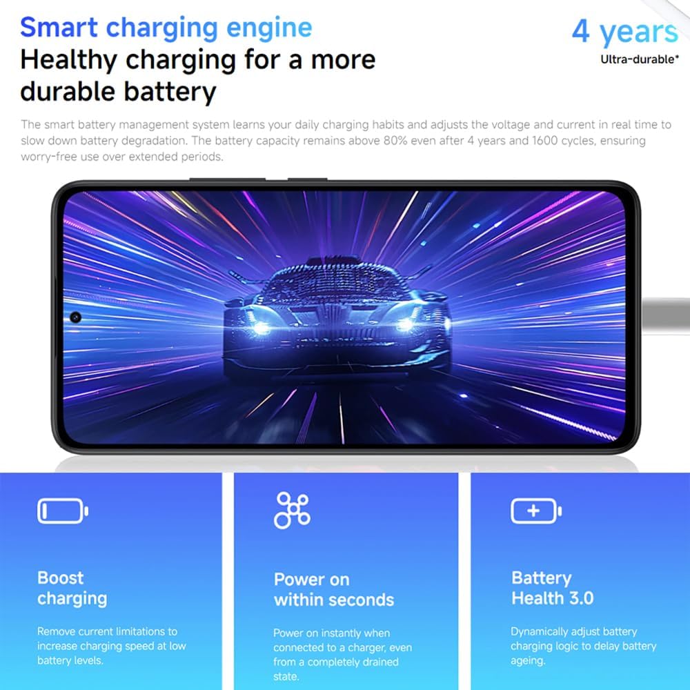 XIAOMI Redmi Note 14 NFC Smartphone, 8+256 GB, Helio G99 Ultra Prozessor und Triple Kamera AI 108MP,