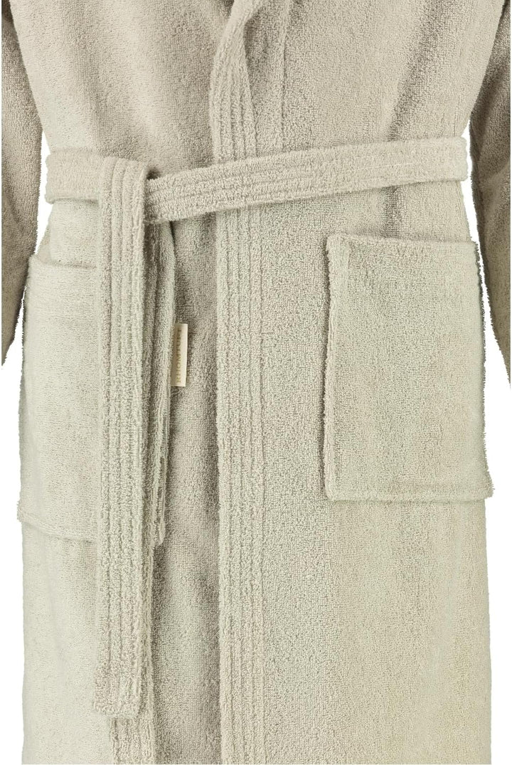 Rhomtuft Bademäntel unisex Schalkragen Sir &amp; Lady stone - 320 XL XL Stone, XL Stone