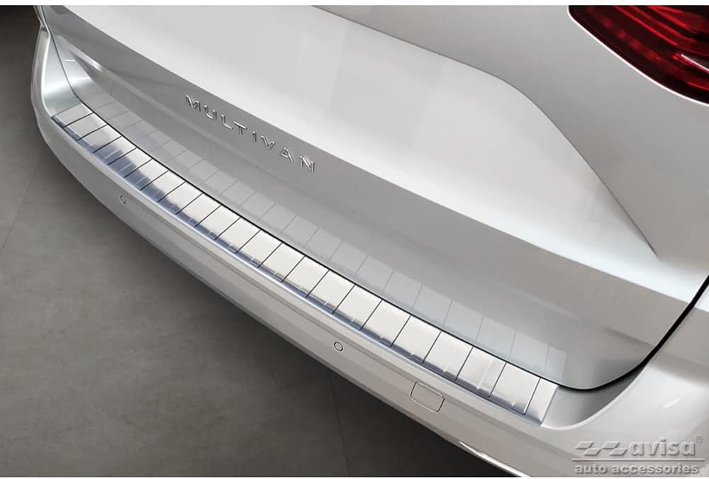 Avisa Edelstahl Heckstossstangenschutz kompatibel mit Volkswagen Multivan T7 2021- - 'Ribs'