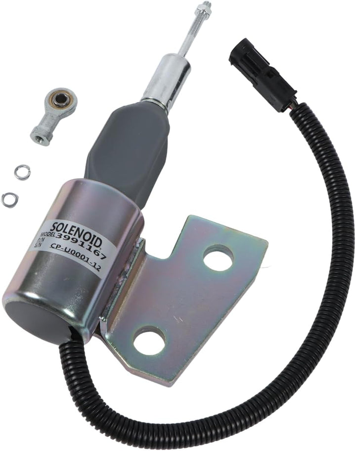 SINOCMP 3991167 SA-4941-12 Stop-Magnetventil 12 V für Cummins 4BT Hyundai R130 R170