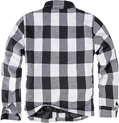 bw-online-shop Lumberjacket Rocky Hemdjacke Lumber Herren Jacke, Schwarz/Weiss