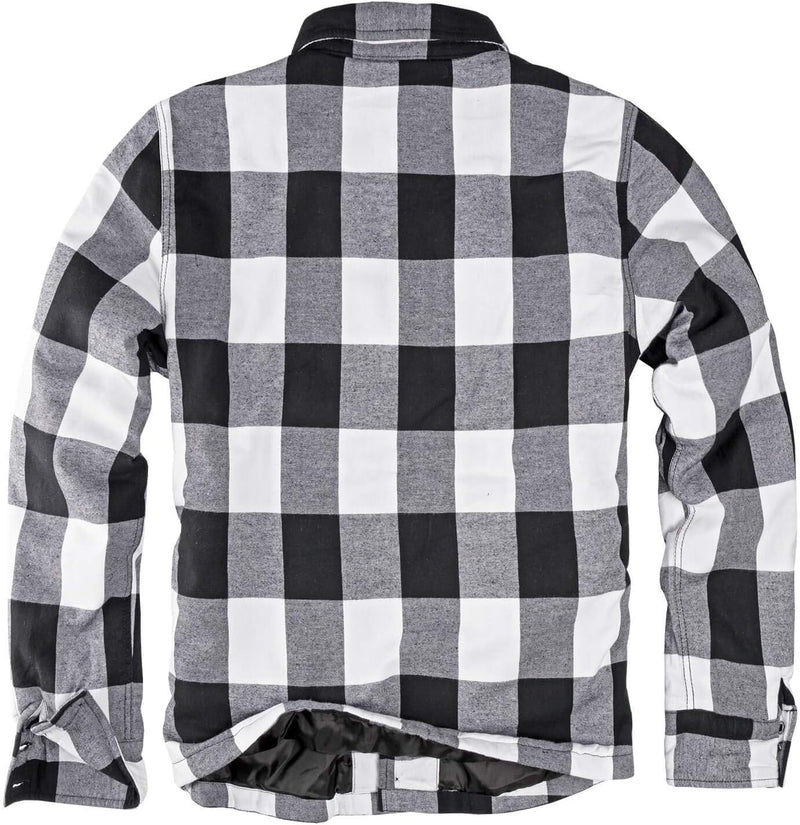 bw-online-shop Lumberjacket Rocky Hemdjacke Lumber Herren Jacke, Schwarz/Weiss