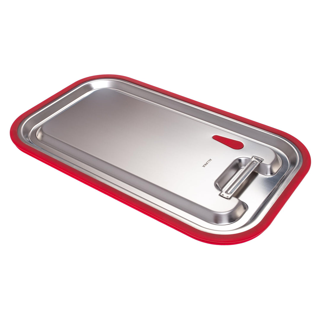 GN-Deckel 1/1 mit Silikon-Dichtung - mit Loch zur Rückbelüftung - spülmaschinenfest - Hitzebeständig