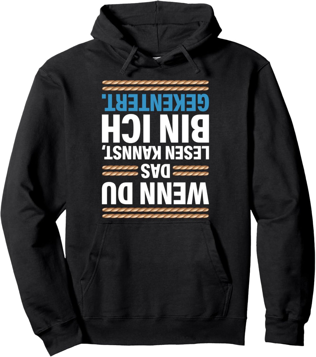 Segeln Segler Katamaran Spruch Kapitän Segelboot Gekentert Pullover Hoodie