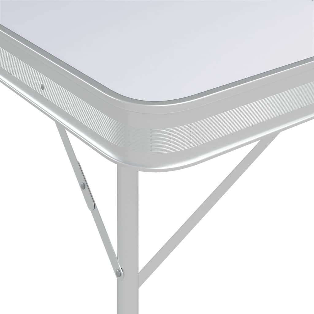 vidaXL Campingtisch Klappbar mit 2 Sitzbänken Gartenbank Bank Sitzgruppe Koffertisch Gartentisch Kla