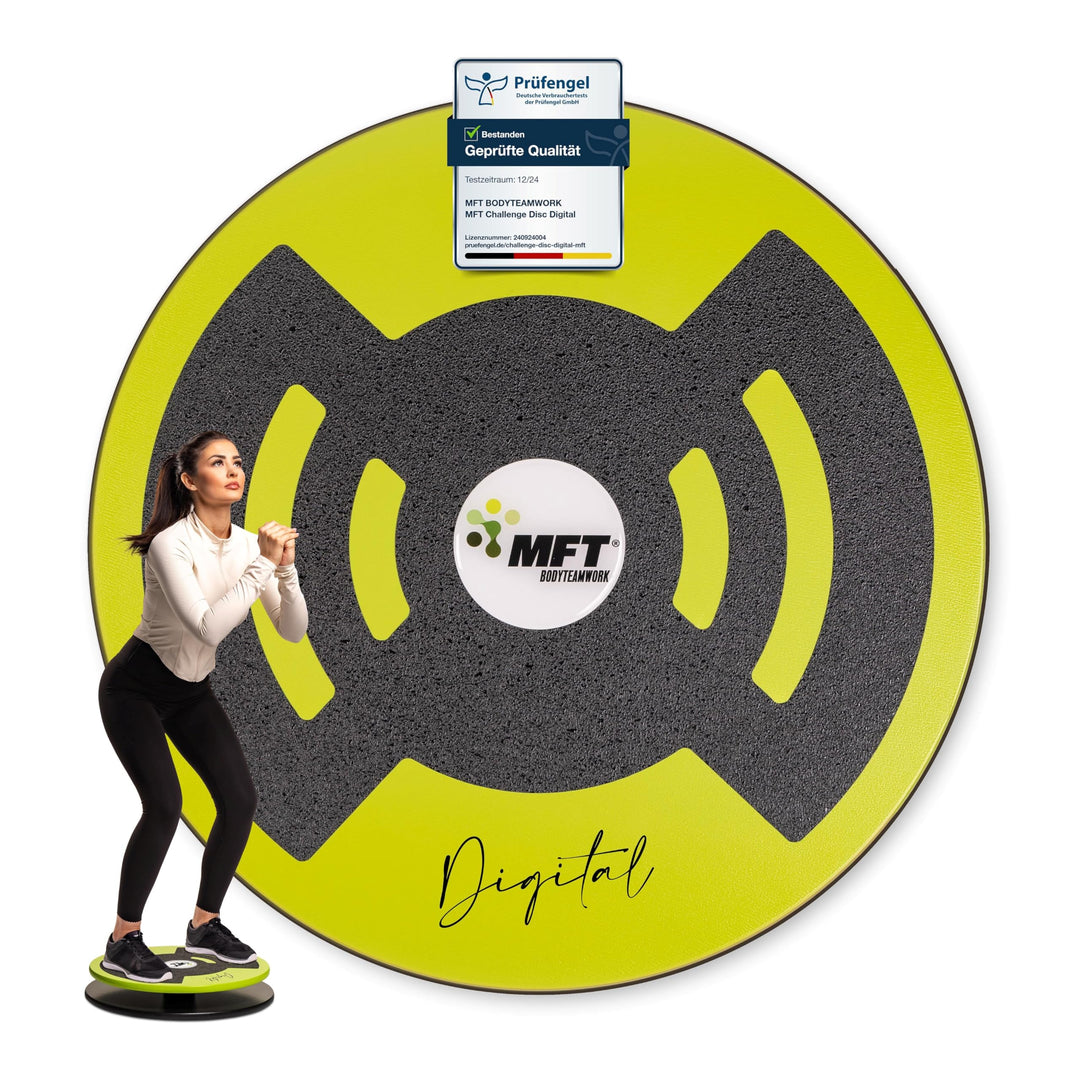 MFT Challenge Disc Digital Balance Board mit digitalem Balancesensor mit kostenloser App für Bewegun