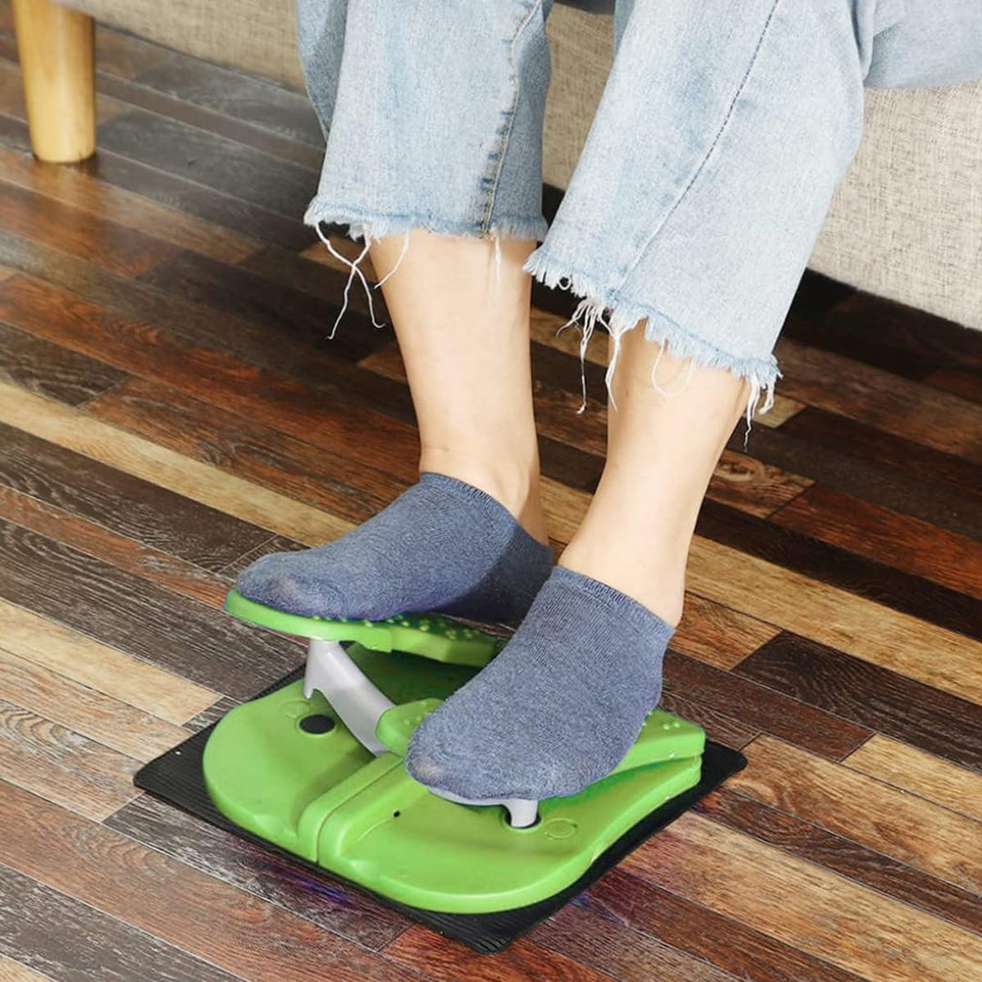 Laroal Fusspedal, Mini-Stepper, Fitnessgerät, unter dem Schreibtisch, Home-Office, tragbares Trainin