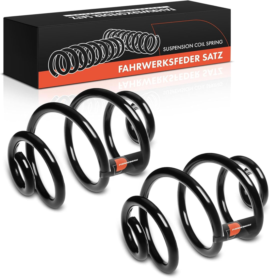 Frankberg 2x Federn Fahrwerksfeder Hinten Kompatibel mit 3er E36 316 318 320 325 328 1990-1998 3er C