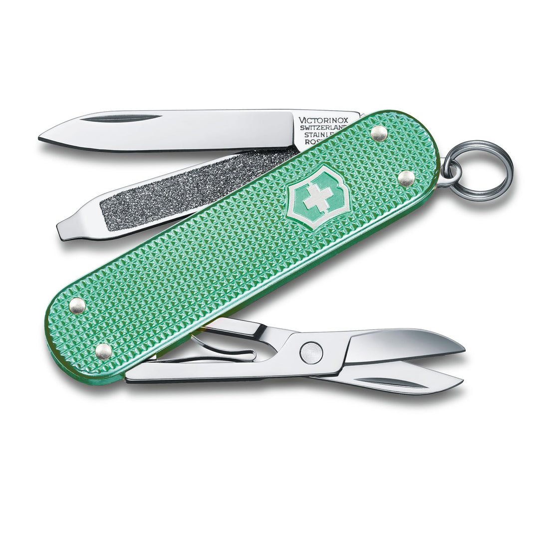 Victorinox, Schweizer Taschenmesser, Classic SD, Multitool, 5 Funktionen, Klinge, klein, Nagelfeile,