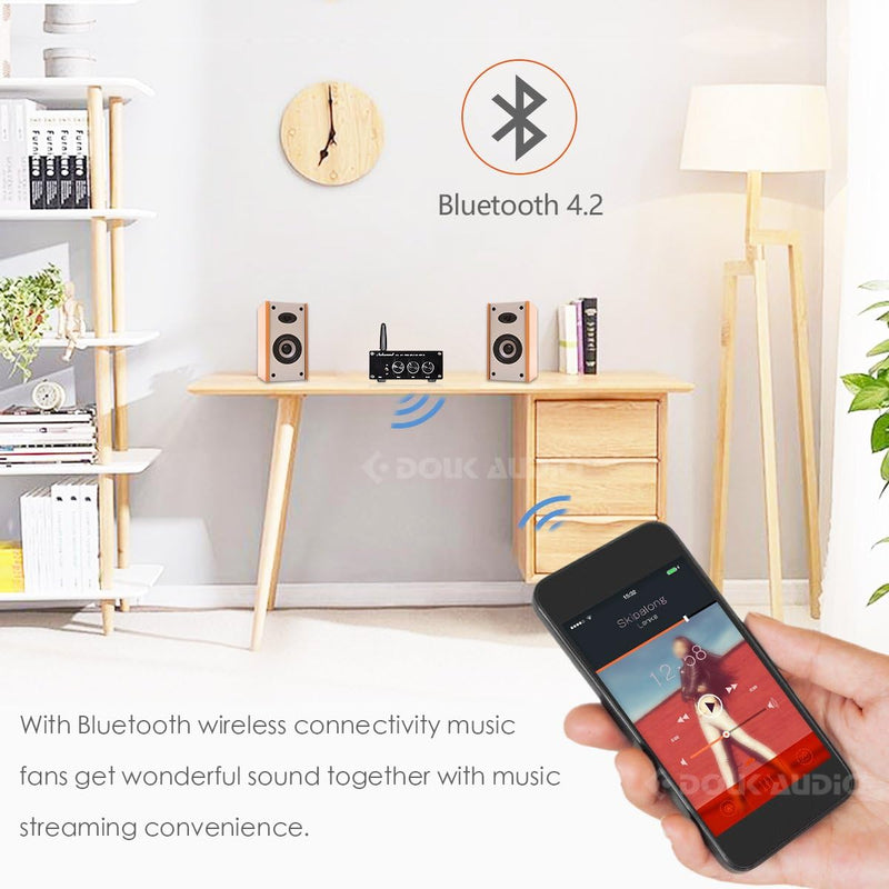 Nobsound Mini 200W (100W×2) Bluetooth 5.0 TPA3116 Digital Amplifier HiFi Stereo Class D Power Amp Ve