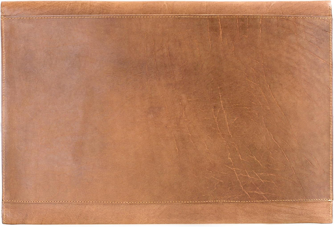 HOLZRICHTER Berlin Laptop 13“ Sleeve - Premium Hülle aus Leder – Ledertasche für Notebook Apple MacB