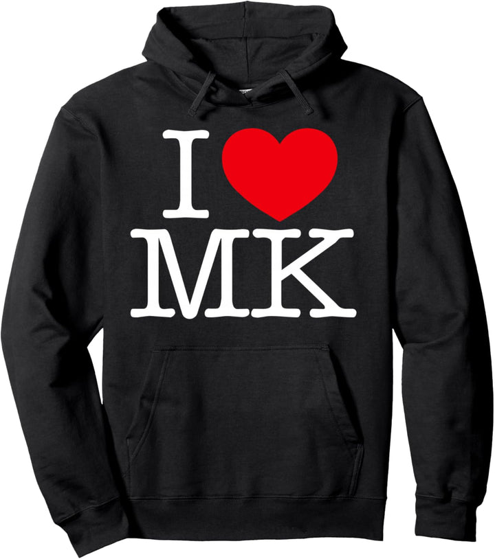 I Love (Herz) MK Pullover Hoodie