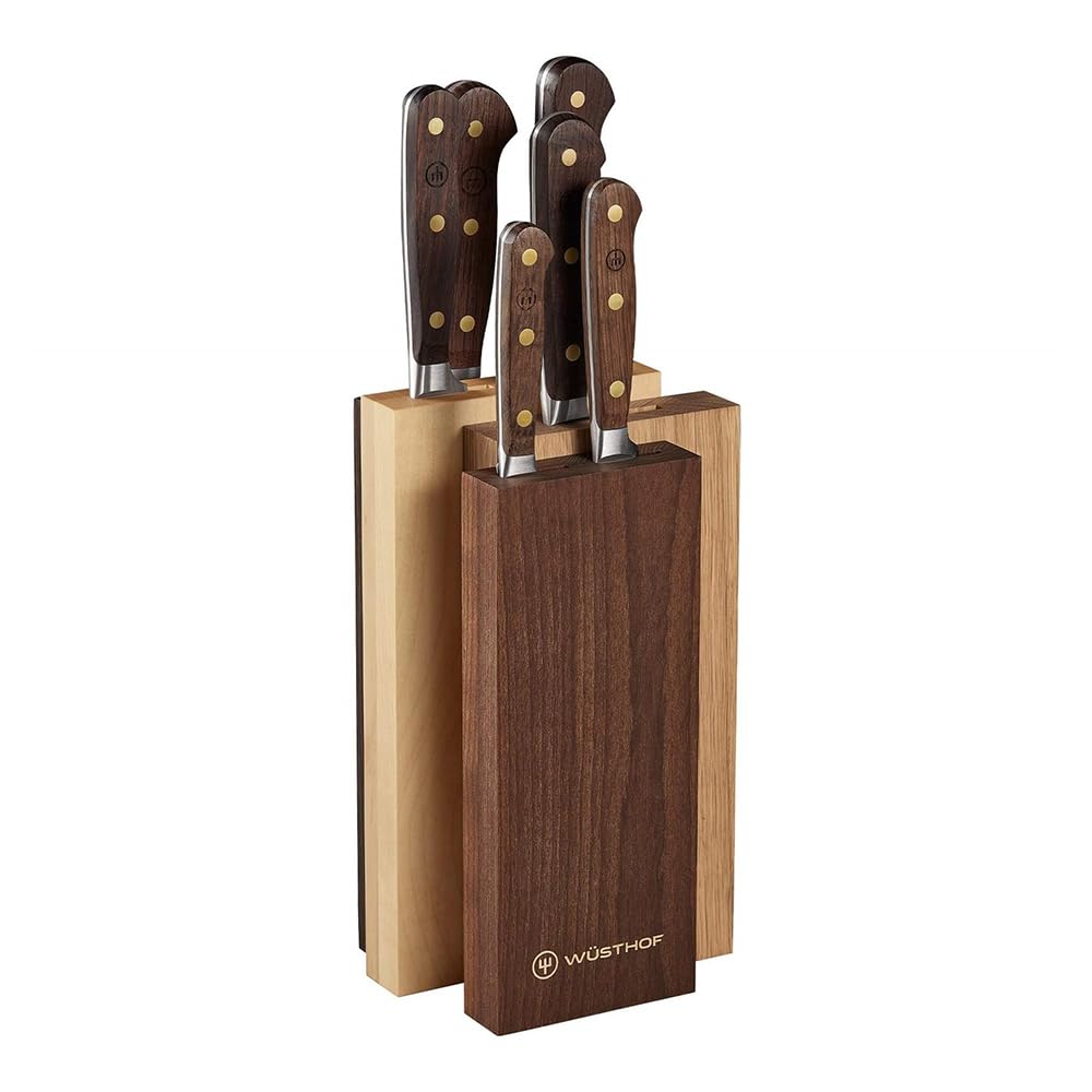 WÜSTHOF Crafter Messerblock mit 6 Messern inkl. 6 Kochmesser, inkl. 6 Kochmesser