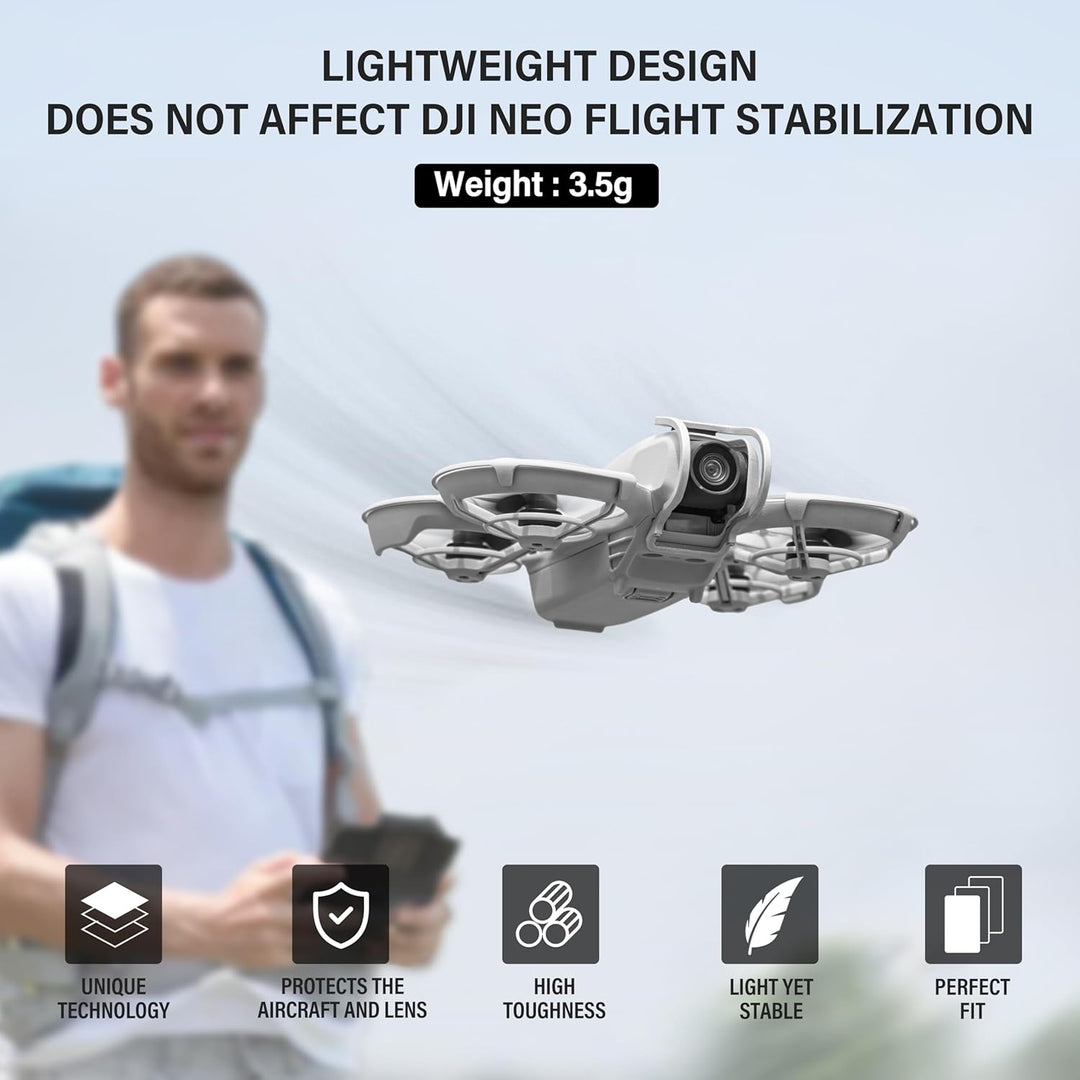STARTRC Gimbal Bumper Guard für DJI Neo Zubehör, Aluminiumlegierung Antikollisionsschutz Schutzleist