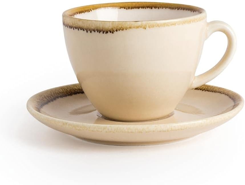 Olympia Kiln Espresso-Tasse, Rinde, 85 ml, 6 Stück