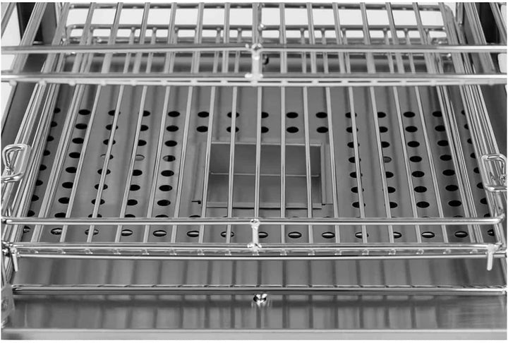 Royal Catering Heisse Theke Warmhaltevitrine Wärmetheke RCHT-850 (850 W, Wärmebereich 0-85 °C, Ablag