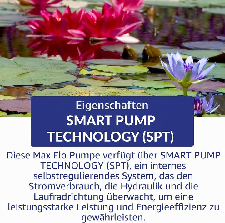 Laguna PowerJet Max-Flo 5000, Teichpumpe, zur Verwendung mit Filtersystemen und für Wasserfälle, für