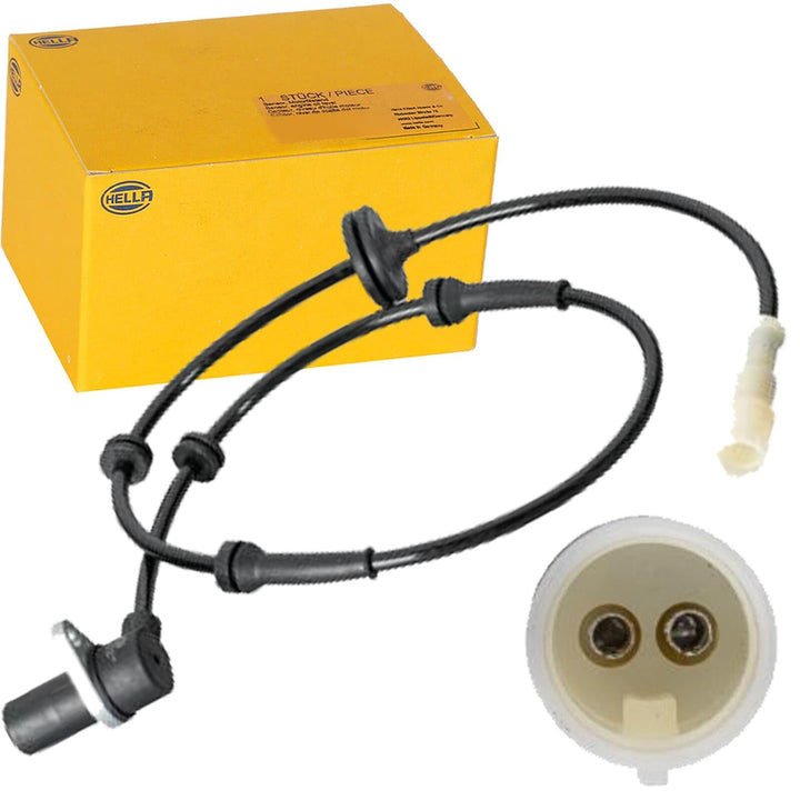 HELLA 6PU 012 806-651 Sensor, Raddrehzahl - 2-polig - vorne links - Kabel: 865mm