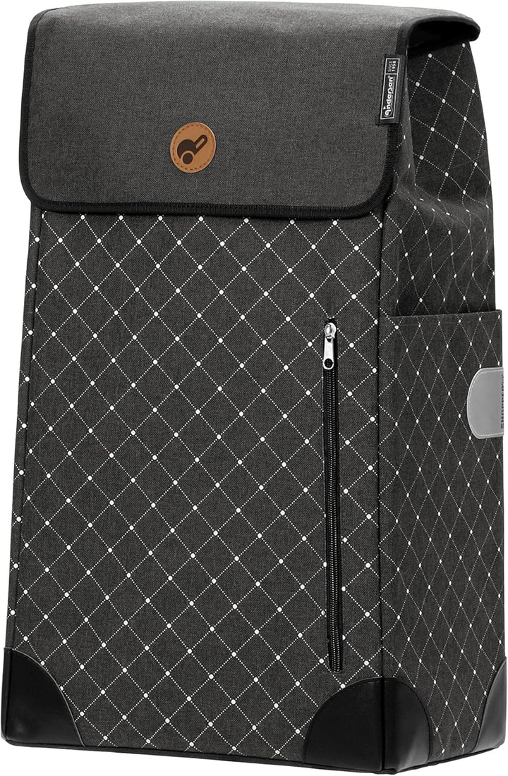 Andersen Shopper Alu Star höhenverstellbar mit Rad Ø 20 cm und 43 Liter Tasche Sofia anthrazit, Anth