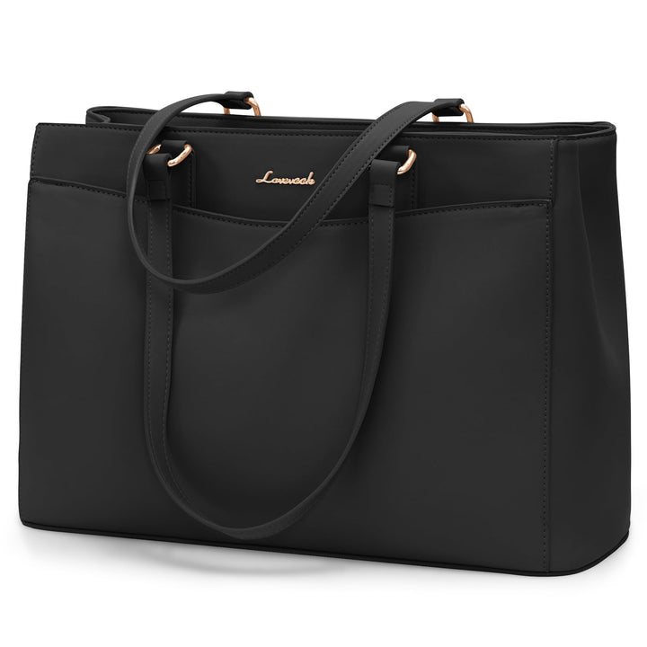 LOVEVOOK Grosse Laptoptasche Damen 17 Zoll, Leicht Aktentasche Arbeitstasche Handtasche, Elegant Lap