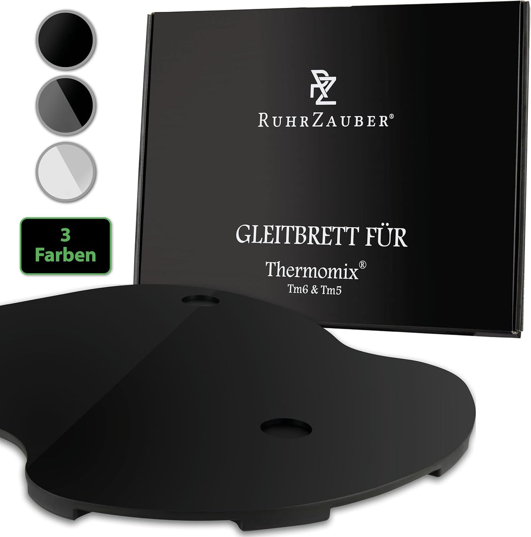 Ruhrzauber® Gleitbrett für Thermomix TM6 &amp; TM5 - Leicht Verschiebbares Brett für Thermomix TM6 / TM5