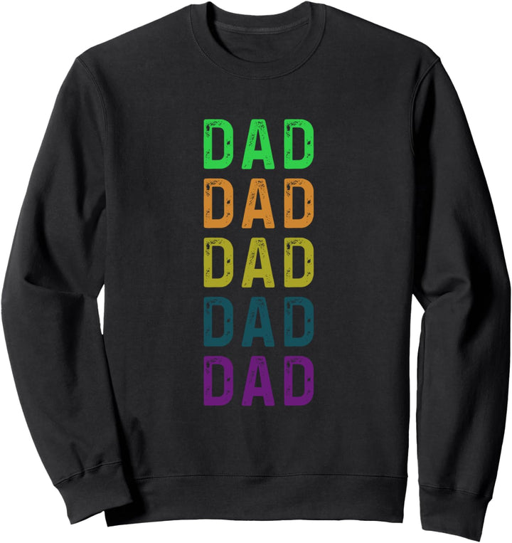 Vater Bunt Familie Legende Familie Dad Stolzer Daddy Mann Sweatshirt