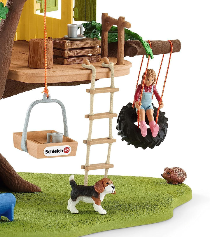 schleich 42408 Abenteuer Baumhaus, für Kinder ab 3+ Jahren, FARM WORLD - Spielset neue Verpackung