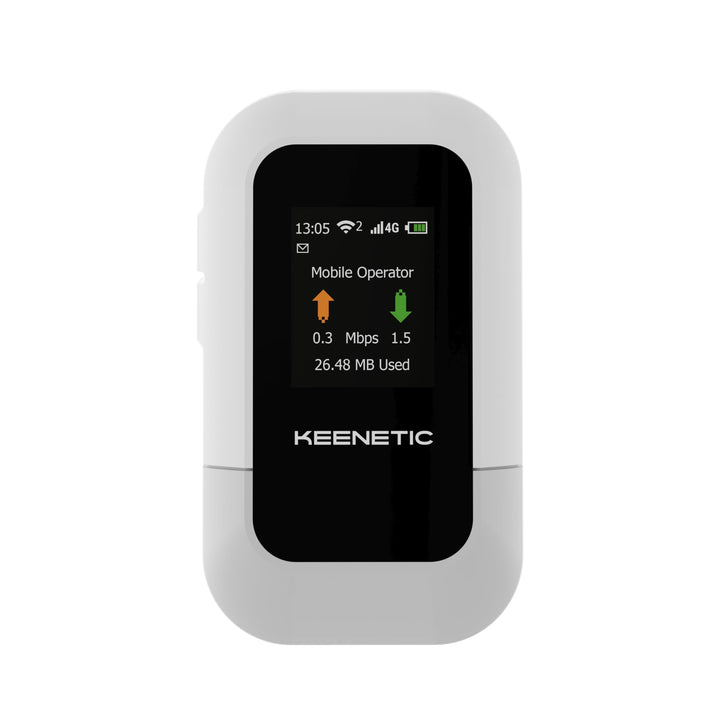 Modem Keenetic KN-5110-01-EU Mobiler 4G-Hotspot mit Wi-Fi 6, 4G