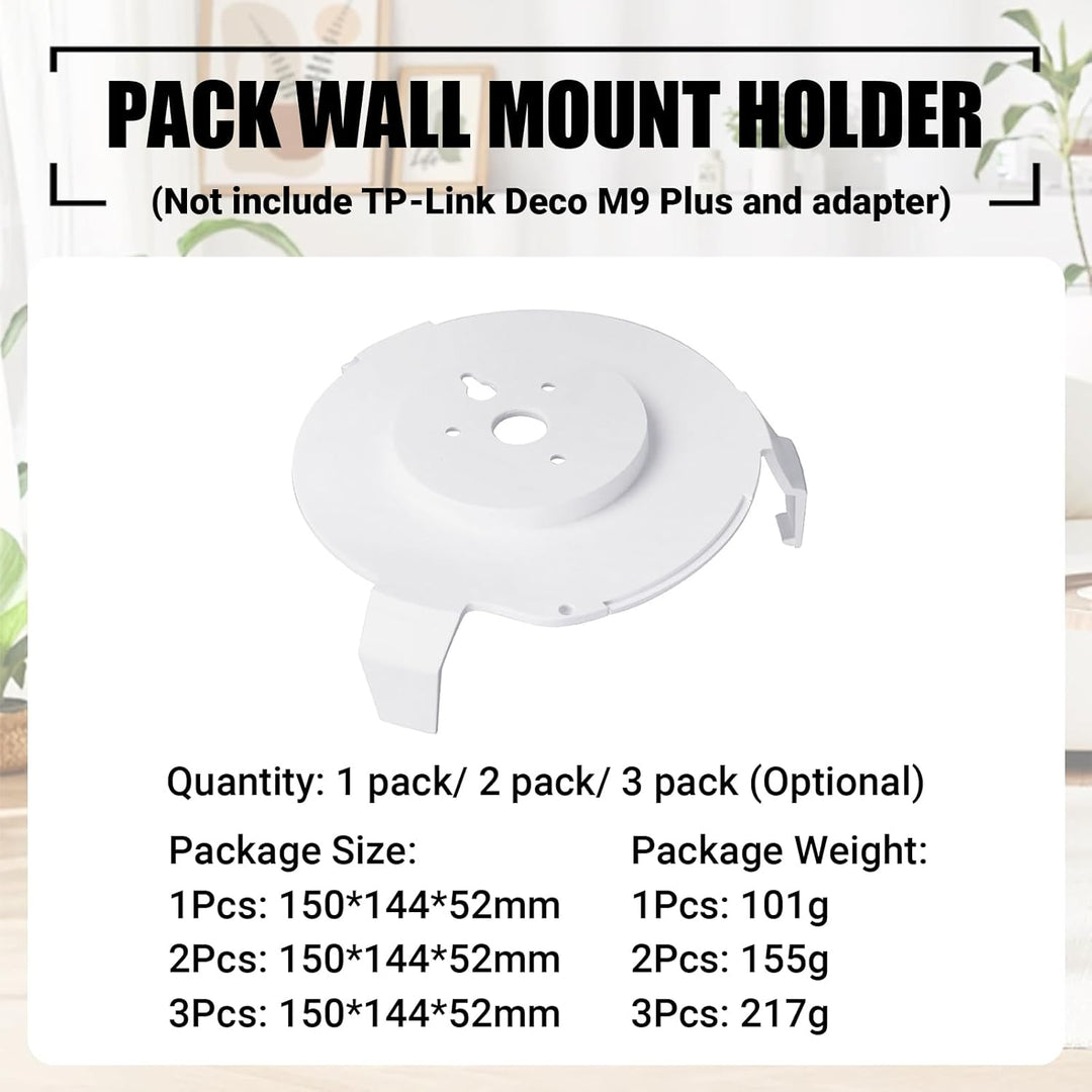 Wandhalterung für TP Link Deco M9 Plus Mesh-System für das ganze Haus, Stabiler Halterungshalter, pl