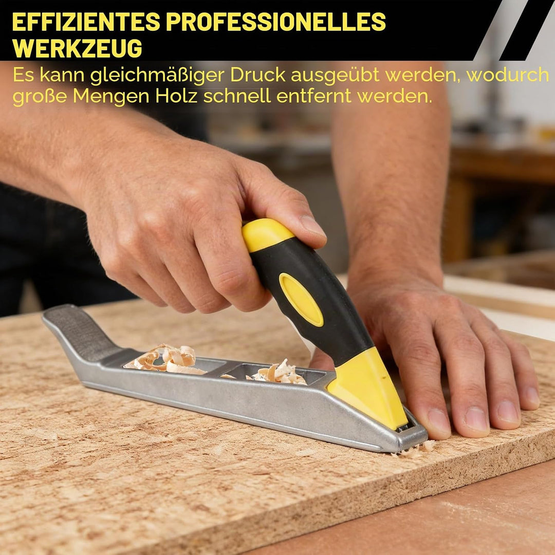 Qivine Gipskartonhobel Hobel Holz, Gipshobel Gipskarton Hobel mit 2 Blätter, Fasenhobel Trockenbau W
