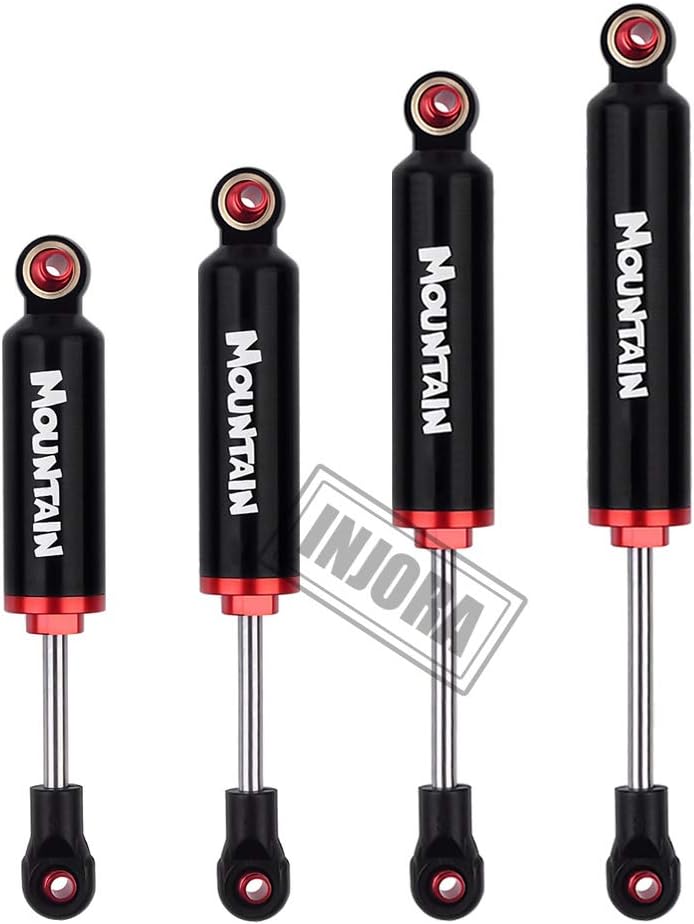 INJORA RC Stossdämpfer RC Shock Absorber RC Dämpfer Set für 1/10 RC Truck Crawler Axial SCX10 90046