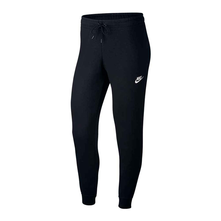 Nike Damen Sweatpants W NSW Essntl Pant Tight FLC S Black/White, S Black/White