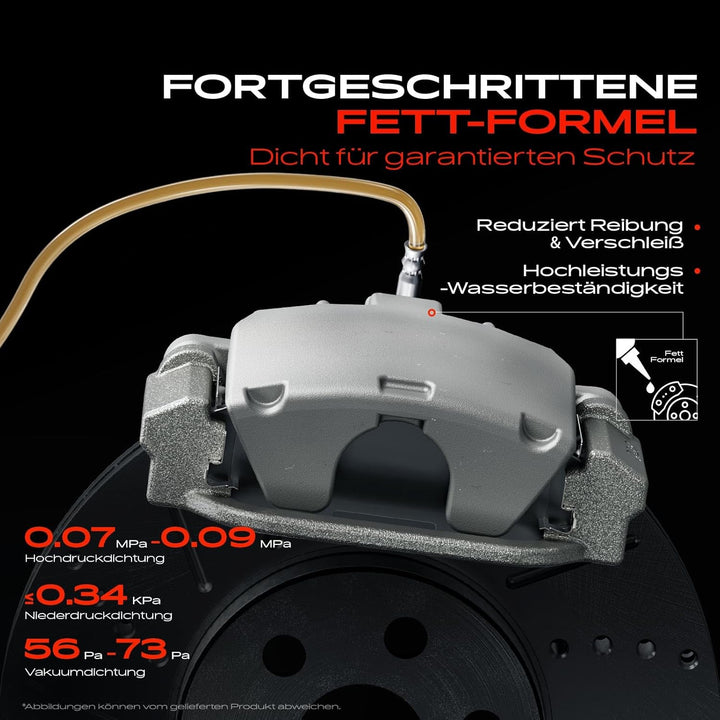 Frankberg 1x Bremssattel Bremszange Hinten Rechts Kompatibel mit Pajero II V2W V3W V4W 2.4L-3.5L 199