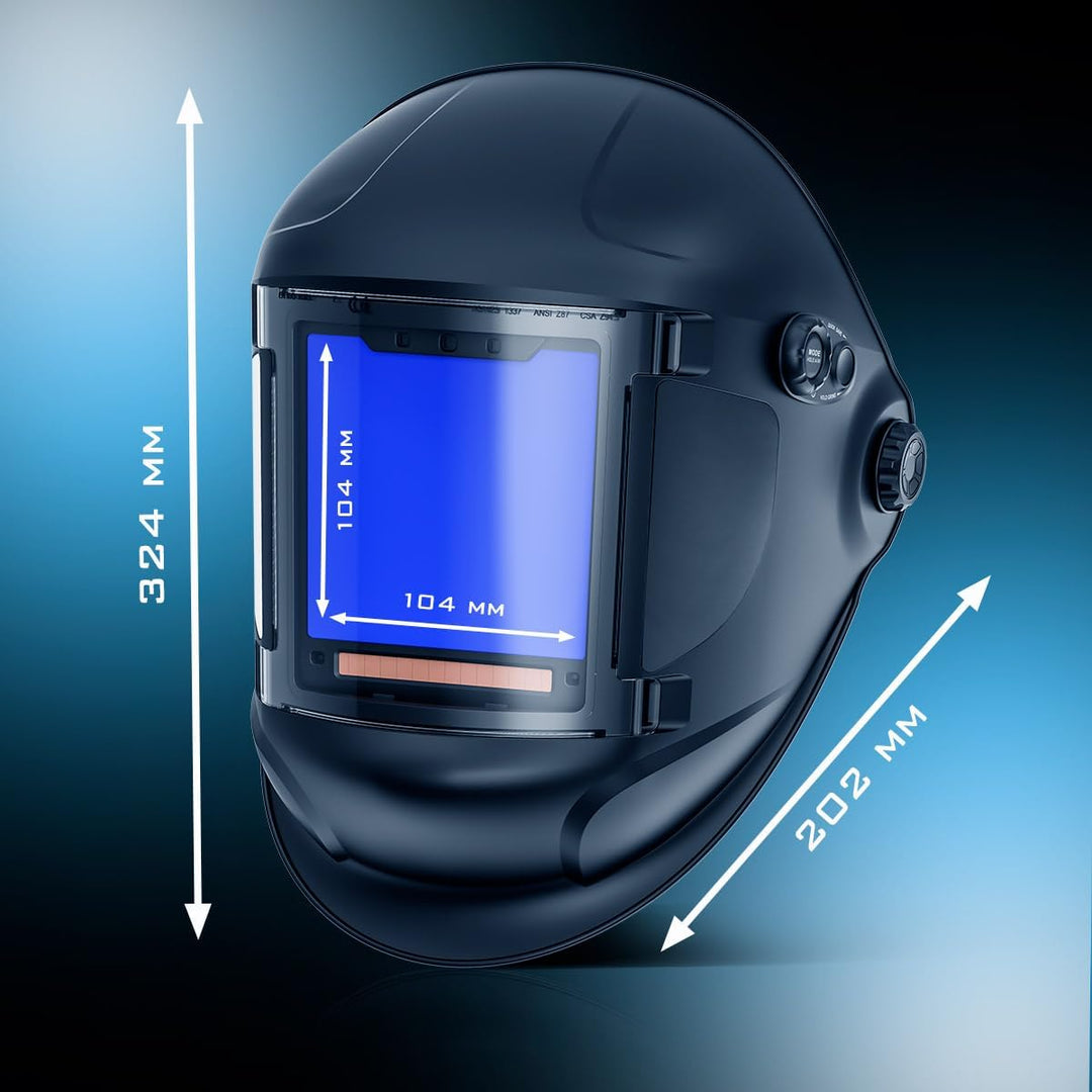 STAHLWERK Automatik-Schweisshelm TITAN 3-in-1 Schweisserhelm | Schweissermaske mit True-Colour-Echtf
