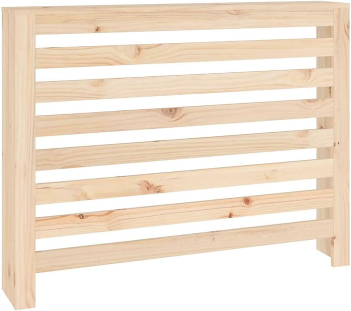 puraday Heizkörperverkleidung 108,5x19x84 cm mit Horizontalen Latten Heizkörper Abdeckung Modernes D