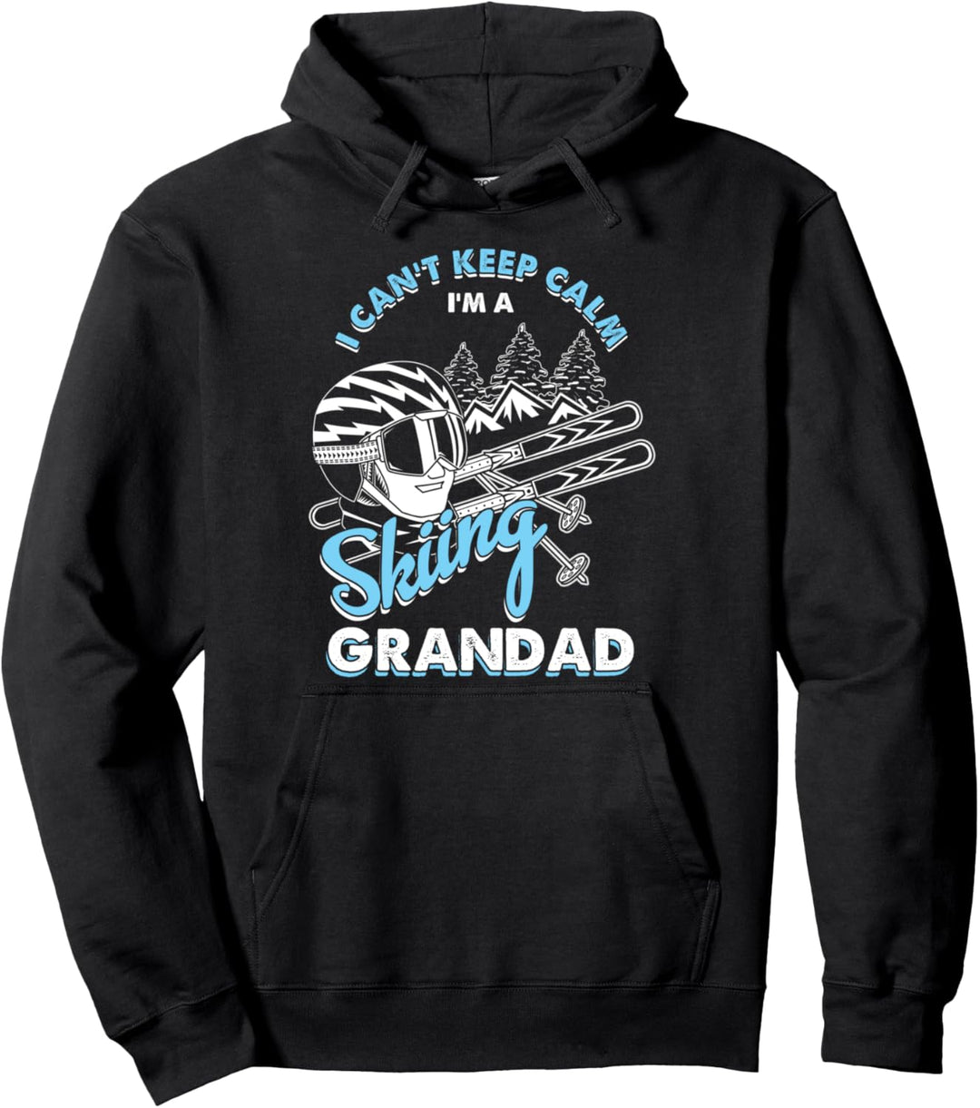 Ich Kann Mich Nicht Beruhigen Bin Skifahrer Opa Grossvater Pullover Hoodie