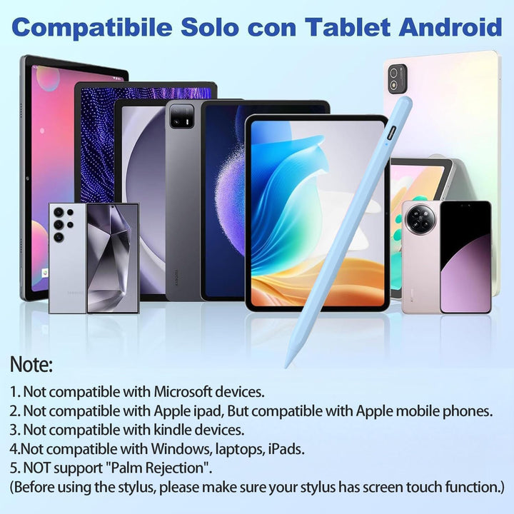 KARFUN Tablet Stift für Android,Stylus Pen Kompatibel mit iPhone/Samsung/Huawei/Lenovo/XiaoMi Tablet