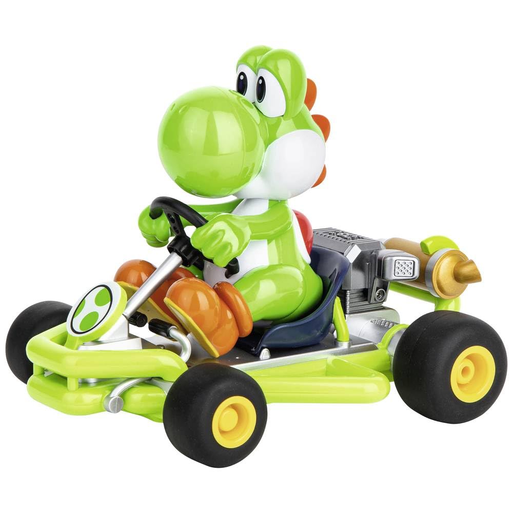 Carrera - 370200988P RC I 2,4GHz Mario Kart Pipe Kart I Yoshi RC-Fahrzeug I Offiziell lizenziert I A
